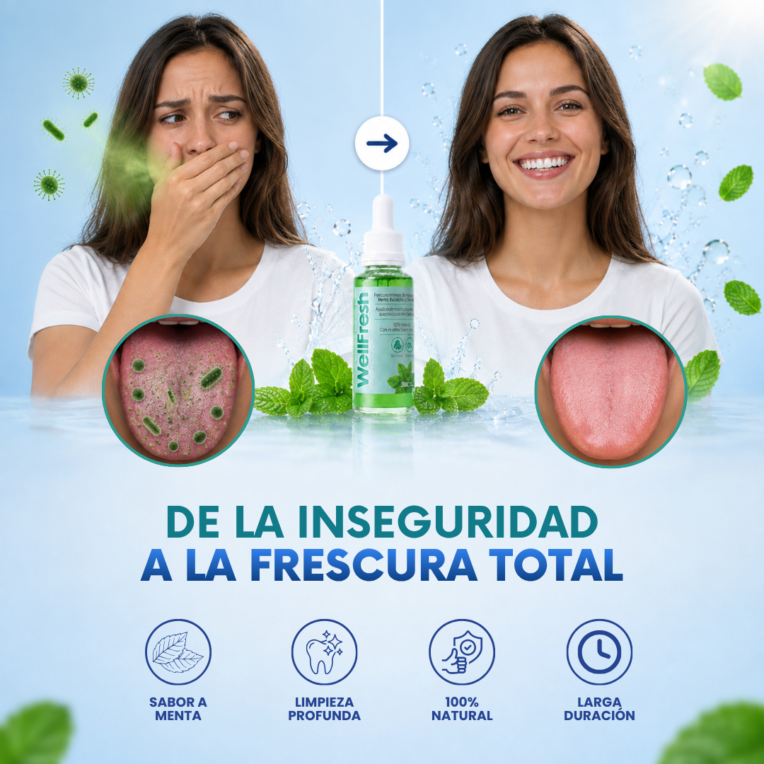 Well Fresh™ - Gotas naturales para el mal aliento