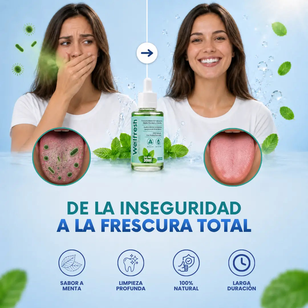 Well Fresh™ | Gotas naturales para el mal aliento