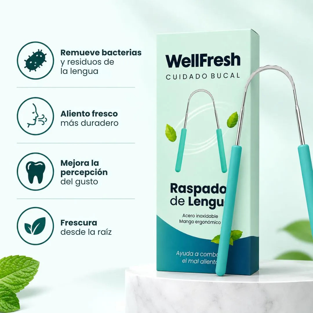 Raspador de Lengua Acero Inoxidable