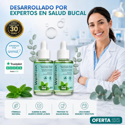 Well Fresh™ | Gotas naturales para el mal aliento