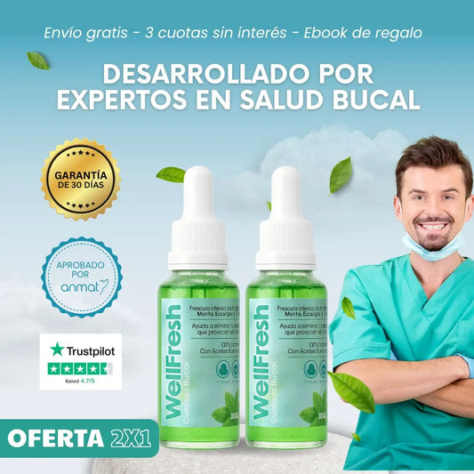 Well Fresh™ | Gotas naturales para el mal aliento + Ebook 🎁